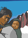 Inuit mother and child